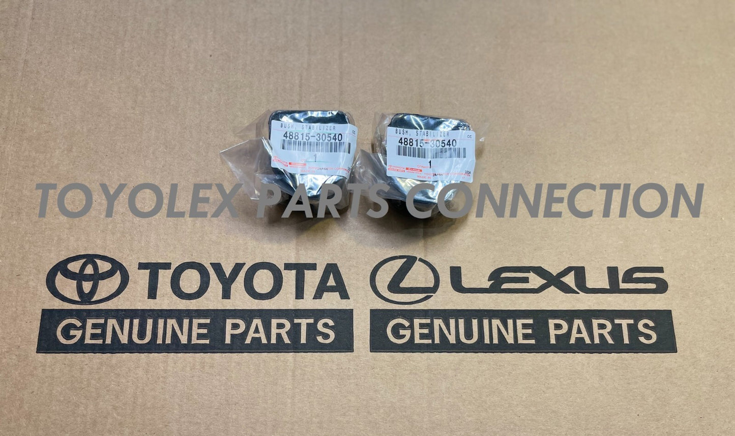 GENUINE LEXUS FRONT 48815-30540 STABILIZER BAR BUSHINGS SET FOR LEXUS GS300/430
