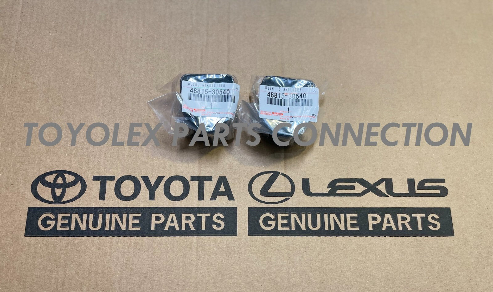 GENUINE LEXUS FRONT 48815-30540 STABILIZER BAR BUSHINGS SET FOR LEXUS GS300/430