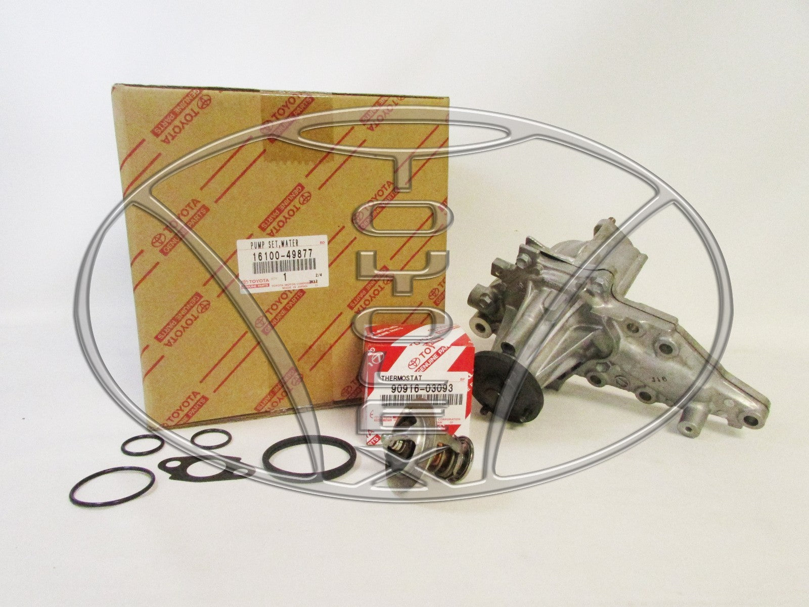 GENUINE TOYOTA 16100-49876-83 WATER PUMP & THERMOSTAT- LEXUS GS300 & IS300 98-05