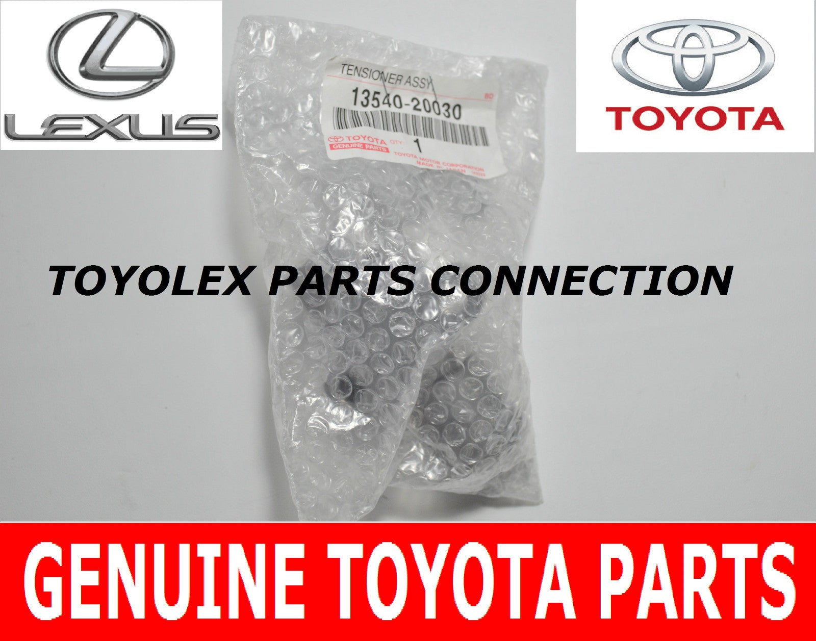 TOYOTA LEXUS V6 OEM TIMING BELT 100% GENUINE TENSIONER 13540-20030