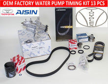 NEW LEXUS IS300 GS300 ALL OEM FACTORY COMPLETE TIMING BELT WATER PUMP KIT 13 PCS