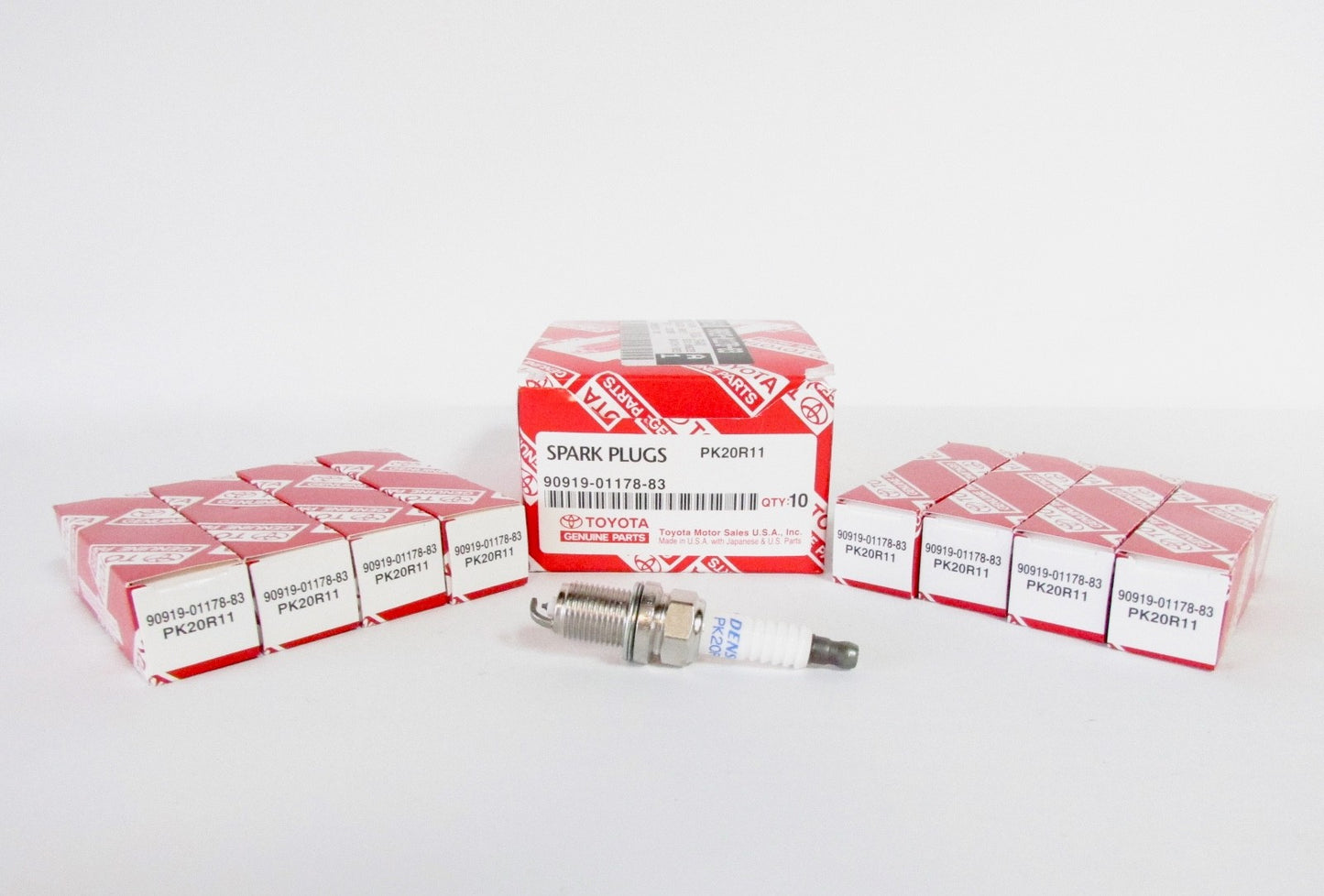 FACTORY NEW TOYOTA LEXUS 100% GENUINE OEM SPARK PLUG SET (8) 90919-01178-83