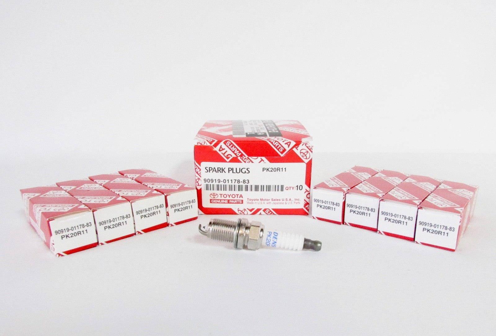 FACTORY NEW TOYOTA LEXUS 100% GENUINE OEM SPARK PLUG SET (8) 90919-01178-83