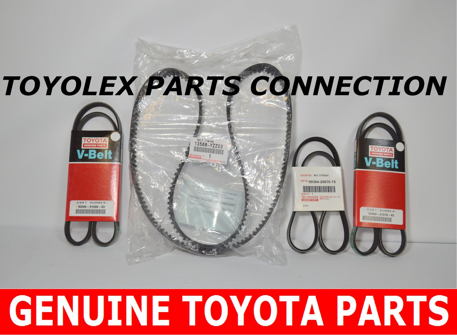 NEW TOYOTA  Drive Belt Set & Timing belt 4Runner T100 Tacoma Tundra 3.4L V6 5VZE