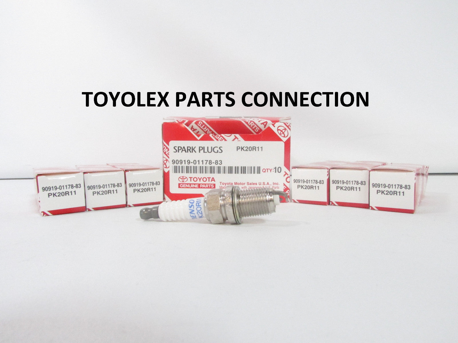 FACTORY NEW TOYOTA LEXUS 100% GENUINE OEM SPARK PLUG SET (6) 90919-01178-83