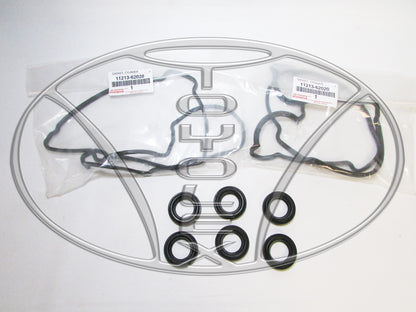 NEW GENUINE TOYOTA VALVE COVER WASHERS, GASKETS & SPARK PLUG TUBE SEALS & others