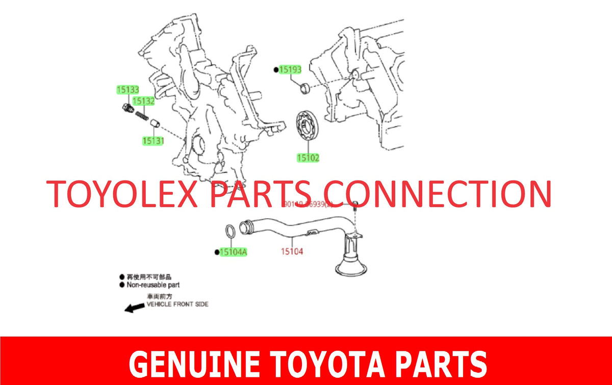 NEW GENUINE TOYOTA & LEXUS OEM TIMING CHAIN KIT W/ WATER & OIL PUMP 5.7 LX570 SEQUOIA (SEE LIST)