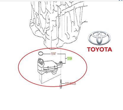 TOYOTA and LEXUS OEM NEW FACTORY TIMING CHAIN COVER and OIL PUMP FILTER. ALL 2.5 & 2.7 * 4 CYLINDER ENGINES (2ARFE & 1ARFE)