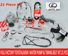 NEW LEXUS GS300 1998 to 2001 FULL FACTORY TOYOTA 18 Pcs TIMING BELT KIT W PUMP (Copy)