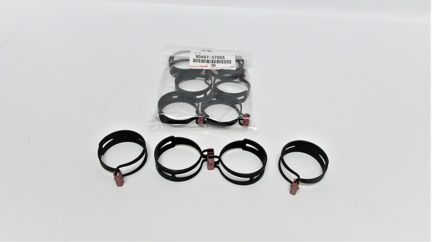 NEW TOYOTA TACOMA  OEM LOWER 16572-07040 RADIATOR HOSE & 2 OEM CLAMPS (3 PIECES)
