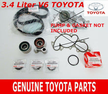 GENUINE TOYOTA  95-04 TACOMA 3.4L V6 5VZFE TIMING BELT KIT THERMOSTAT & SEALS