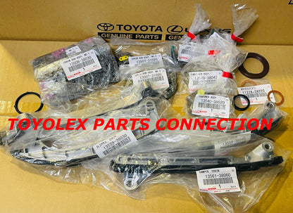 GENUINE TOYOTA & LEXUS OEM TIMING CHAIN KIT 5.7 V8 WITH OIL PUMP KIT - 25 PCS