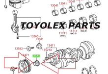 NEW OEM TOYOTA V6 4.0 1GRFE 4RUNNER FJ TACOMA TUNDRA CRANK GEAR 13521-31060