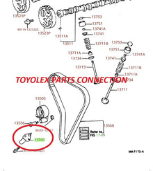 NEW FACTORY TOYOTA GS300 SC300 TIMING BELT HYDRAULIC TENSIONER 13540-46030