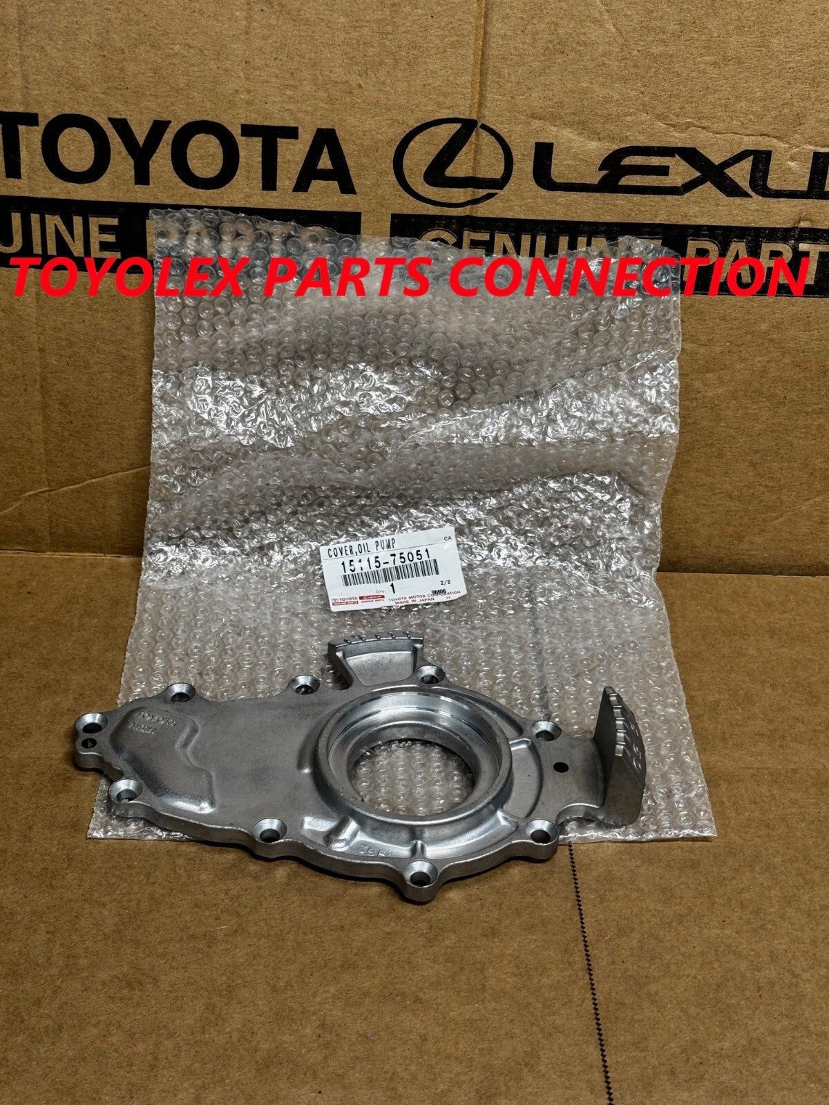 NEW OEM TOYOTA TACOMA 4 CYLINDER FRONT OIL PUMP COVER 15115-75051