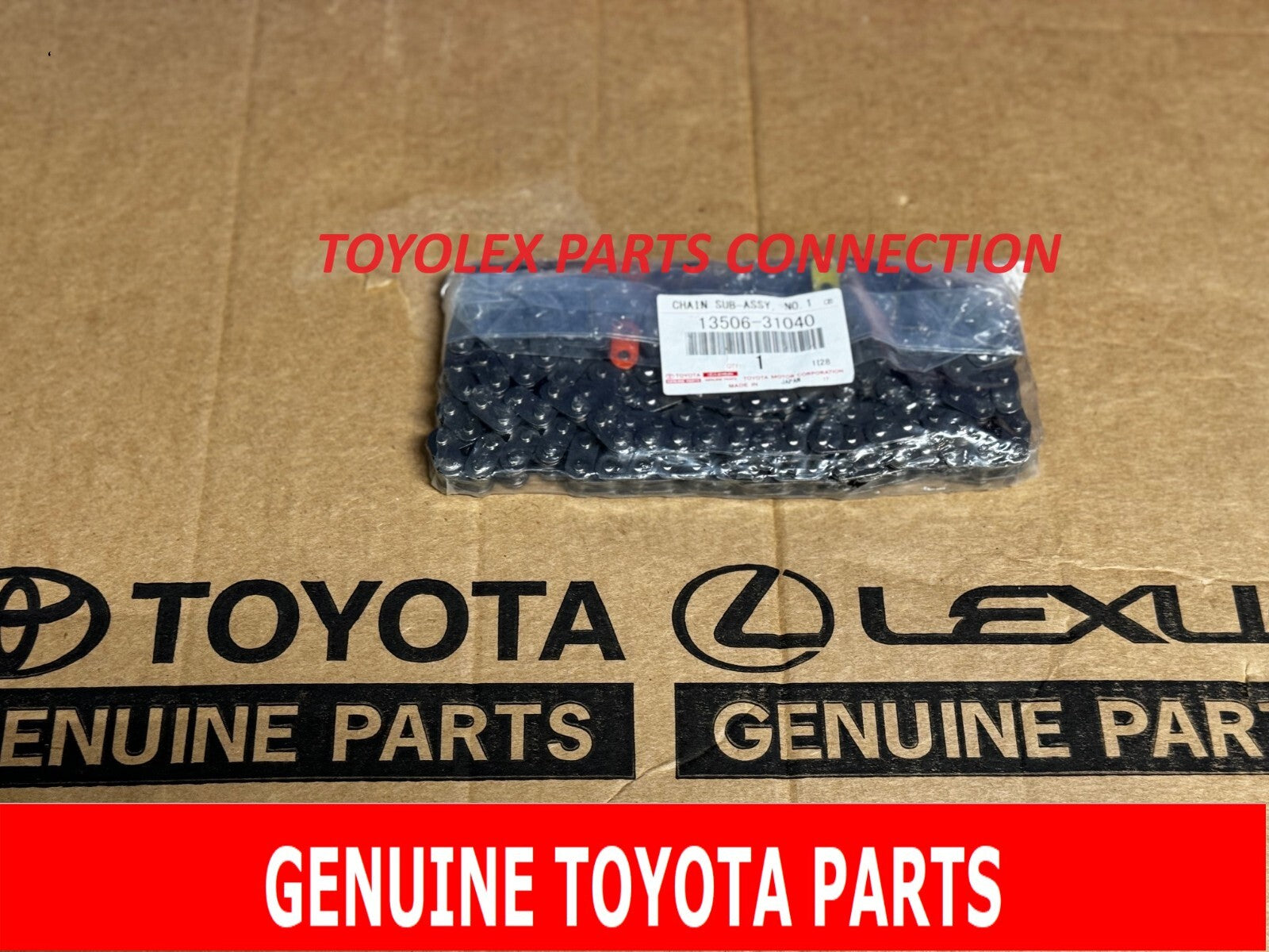 NEW OEM TOYOTA V6 4.0 1GRFE 4RUNNER FJ TACOMA 13506-31040 TIMING CHAIN NO.1