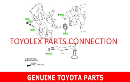 GENUINE TOYOTA & LEXUS OEM TIMING CHAIN KIT 5.7 V8 WITH OIL PUMP KIT - 25 PCS
