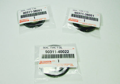 GENUINE TOYOTA 3.4L V6 5VZFE WATER PUMP TIMING BELT KIT TUNDRA TACOMA 20pcs NON OIL COOLER
