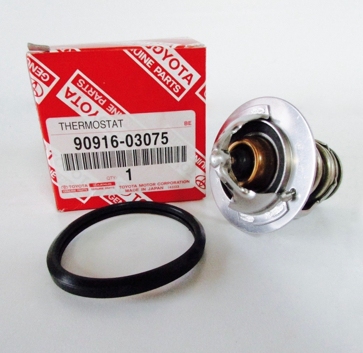 NEW GENUINE TOYOTA/LEXUS FACTORY NEW THERMOSTAT AND GASKET 90916-03075
