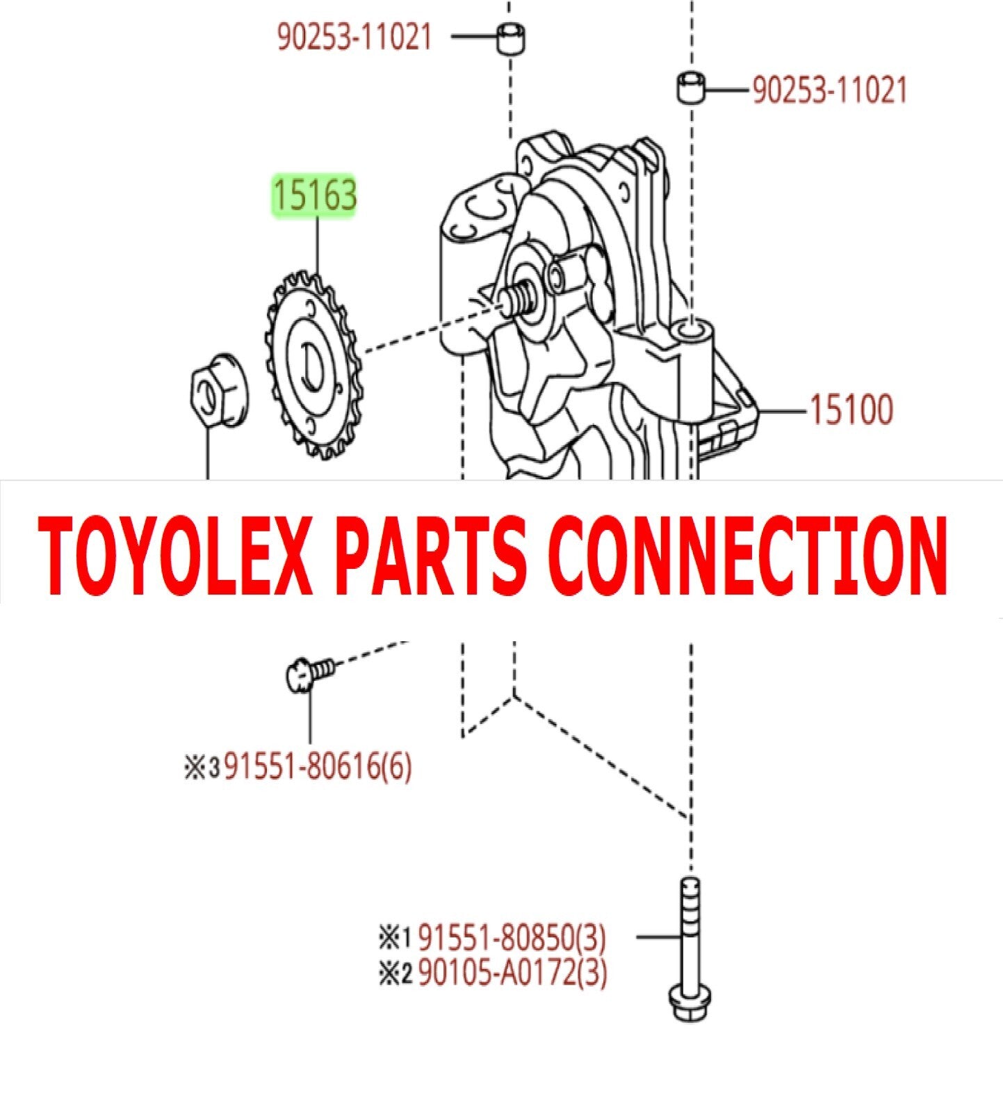 NEW GENUINE TOYOTA OEM TIMING CHAIN KIT & WATER PUMP & THERM 1.8 LITER COROLLA