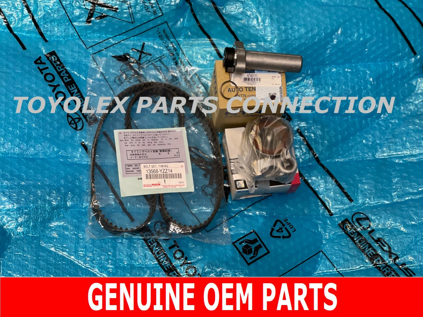 NEW OEM LEXUS & TOYOTA IS300 GS300 SC300 SUPRA TIMING BELT KIT 13568-YZZ14