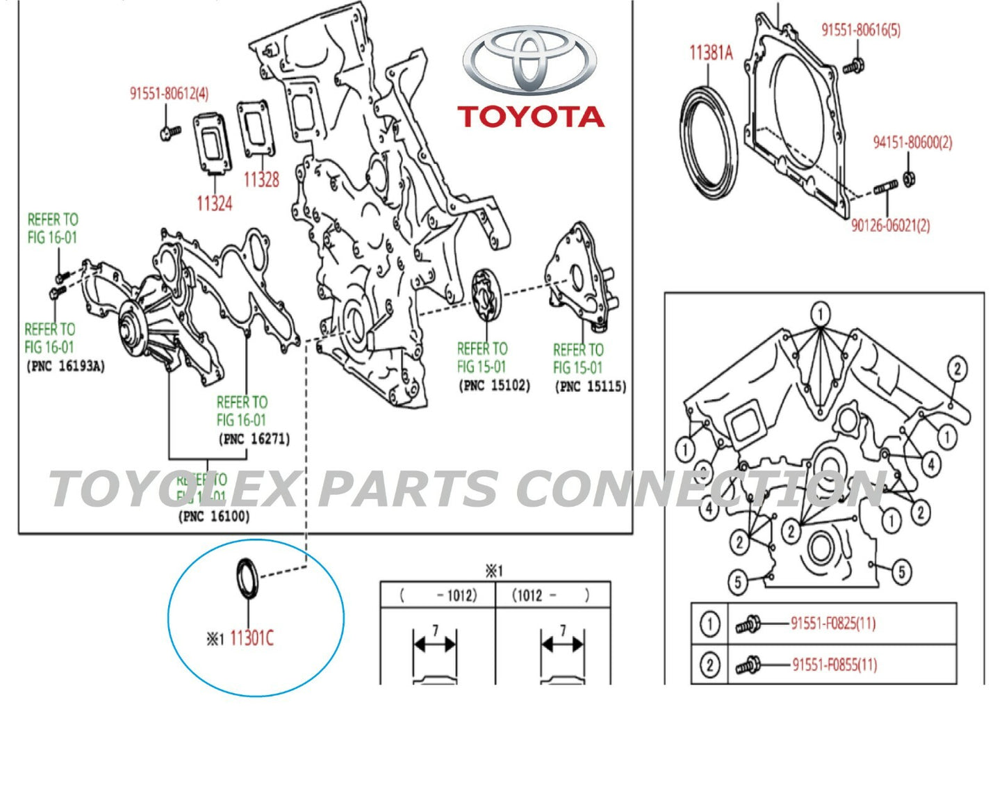 NEW OEM TOYOTA V6 4.0 1GRFE 4RUNNER FJ TACOMA TUNDRA TIMING CHAIN KIT 22 PCS KIT