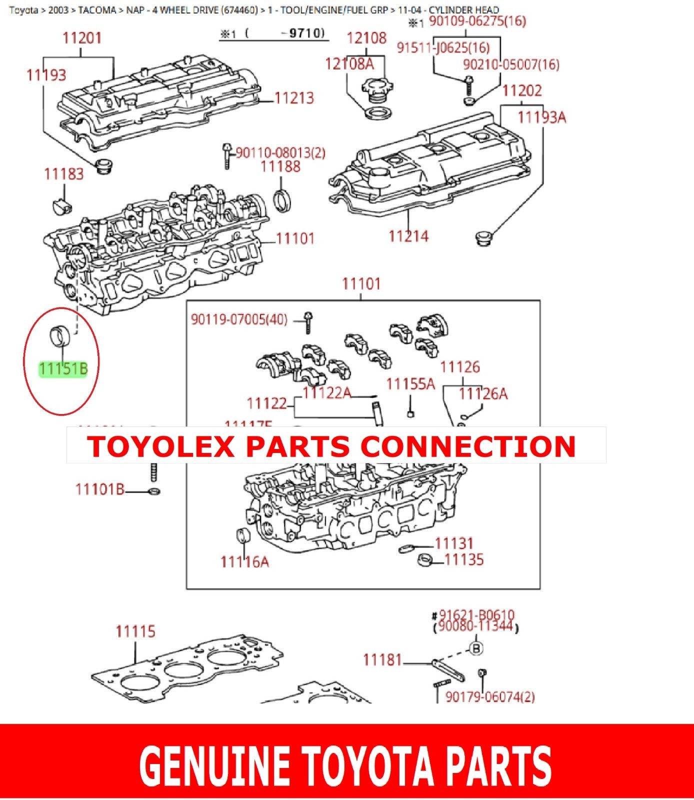 NEW OEM GENUINE TOYOTA TACOMA FRONT & REAR MAIN SEALS AND CAM SHAFT SEALS