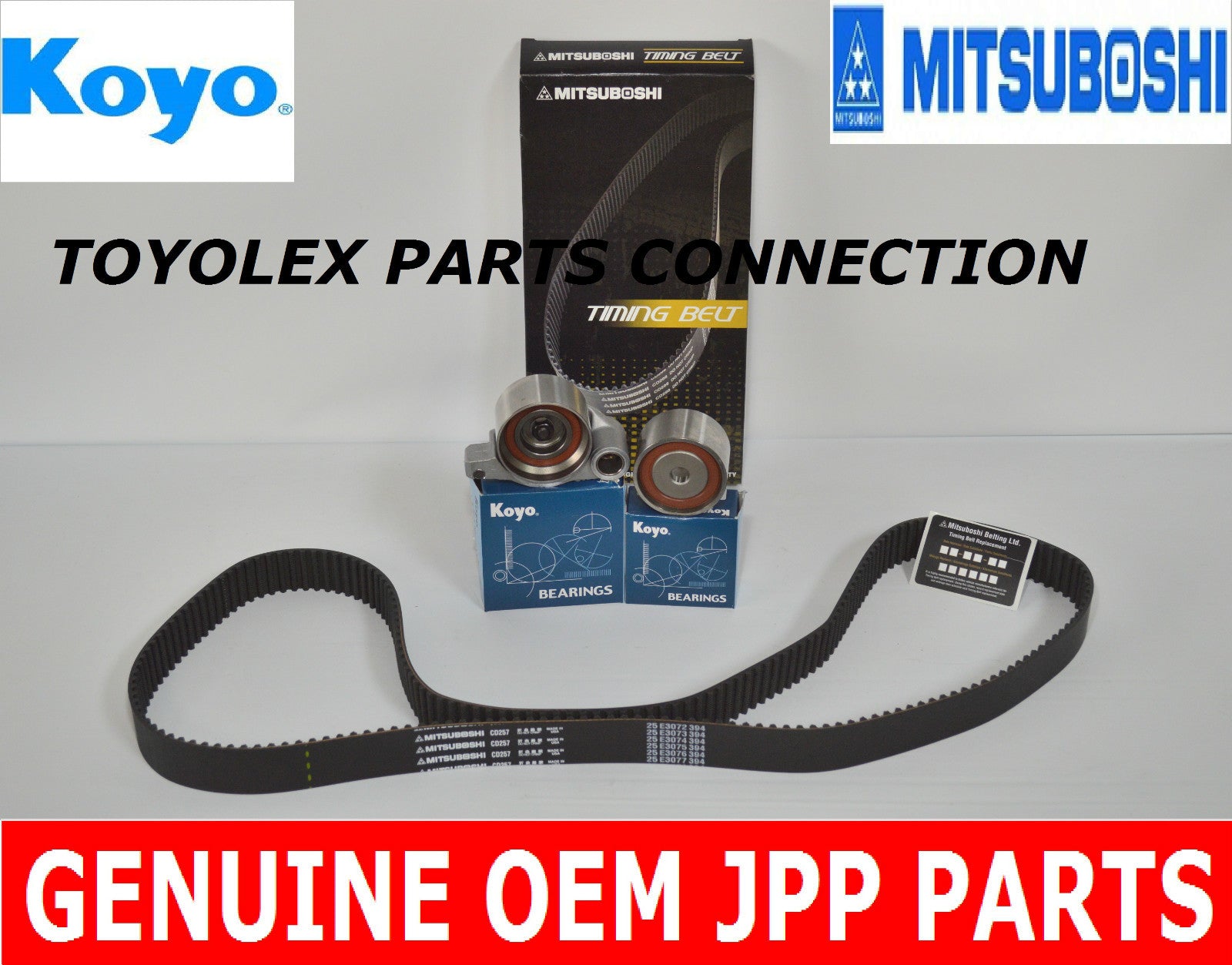 TOYOTA LEXUS OEM TIMING BELT AND IDLERS SET 3.0 3.3 Liter V6 CAMRY SOLARA RX330