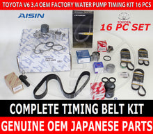 NEW OEM TOYOTA T100 95 - 98 3.4 V6 5VZ AISIN 16pc TIMING BELT WATER PUMP KIT