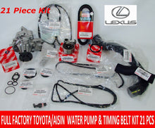 NEW LEXUS IS300 02-05 FULL FACTORY ALL TOYOTA 38 PC OEM TIMING BELT KIT see list