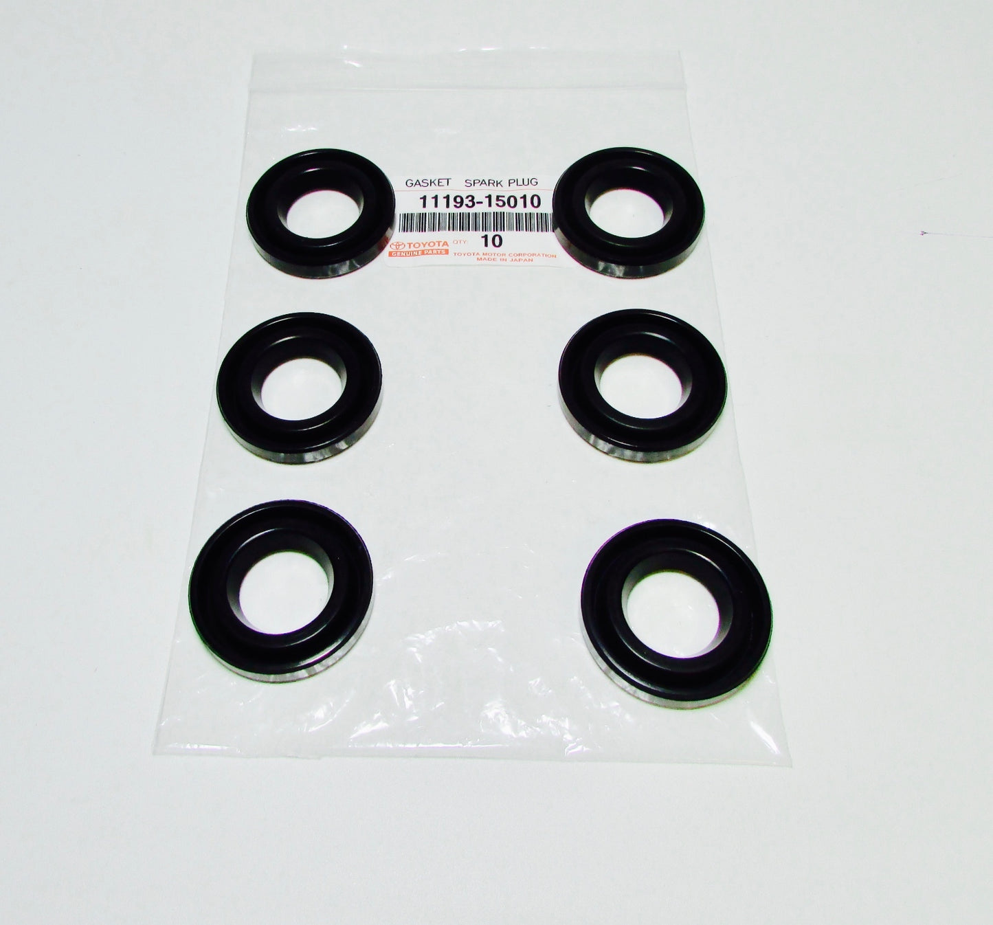 GENUINE TOYOTA SPARK PLUG TUBE SEALS SET (6) FOR TOYOTA LAND CRUISER LEXUS LX450