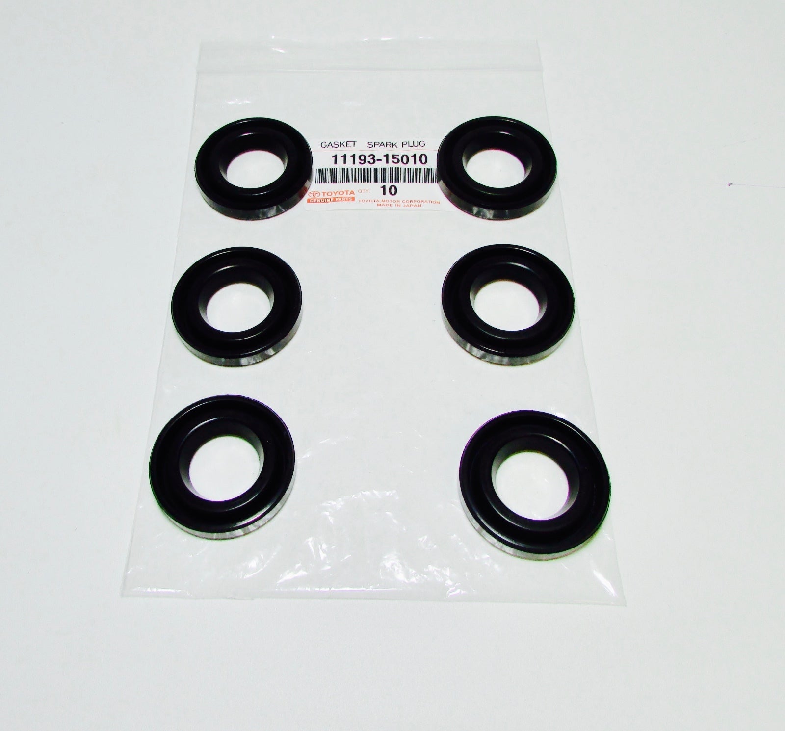 GENUINE TOYOTA SPARK PLUG TUBE SEALS SET (6) FOR TOYOTA LAND CRUISER LEXUS LX450