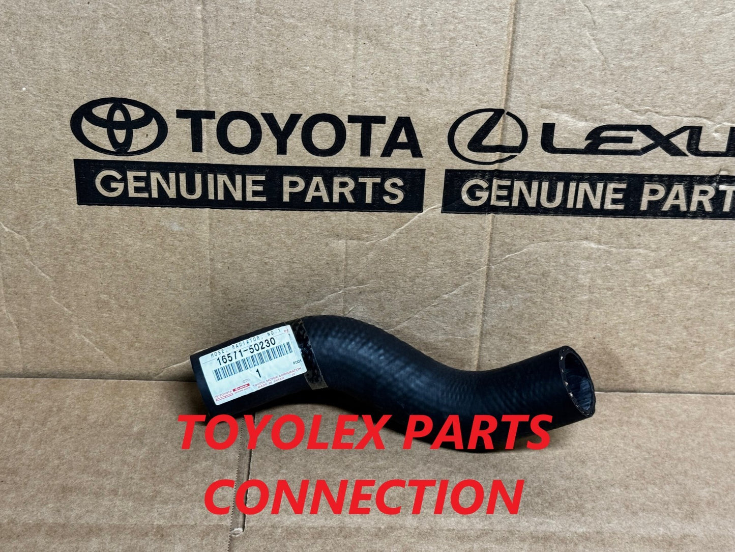 FACTORY NEW LEXUS 2006 & 2007 GS430 GENUINE UPPER RADIATOR HOSE 16571-50230