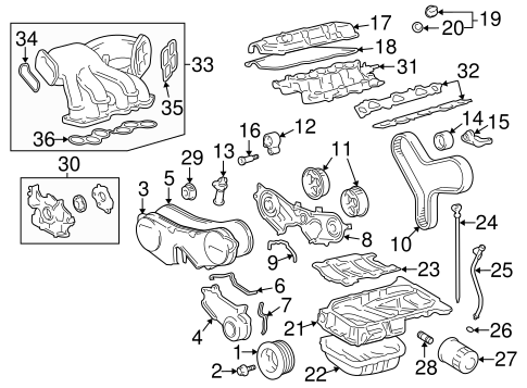 NEW GENUINE TOYOTA INTAKE PLENUM GASKET 3.0 V6 ENGINES 17176-20010 CAMRY ES300