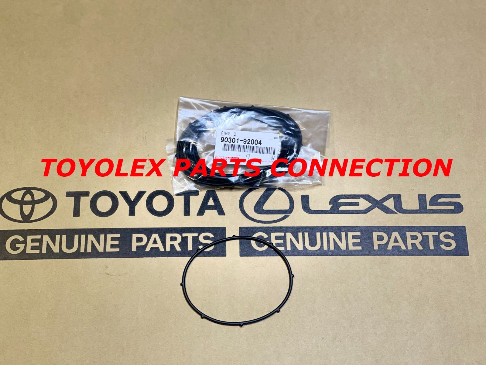 NEW OEM TOYOTA TIMING CHAIN COVER ORINGS (SEE DIAGRAM) 90301-92004 QTY 2