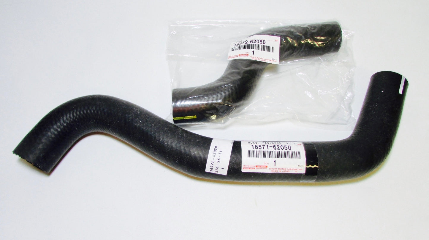 NEW GENUINE TOYOTA T100 UPPER LOWER, OIL COOLER HOSES & 8 OEM CLAMPS
