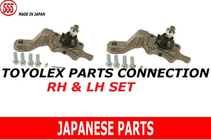 NEW OEM MADE IN JAPAN RH & LH LOWER BALL JOINTS INNER & OUTER TIE RODS  555