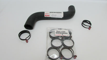 NEW TOYOTA TACOMA  OEM LOWER 16572-07040 RADIATOR HOSE & 2 OEM CLAMPS (3 PIECES)