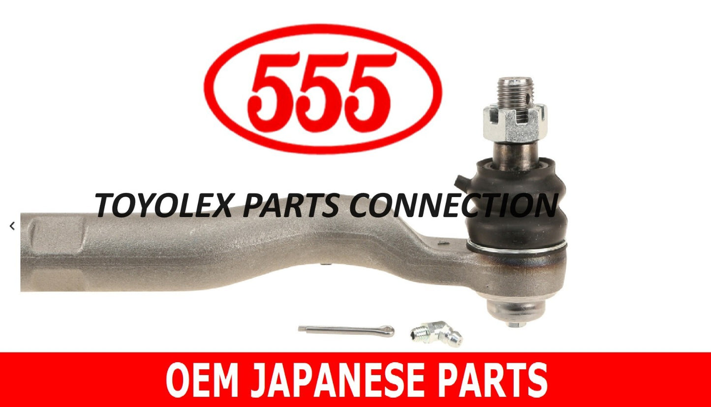NEW OEM TOYOTA SEQUOIA TUNDRA 07' to 22' INNER & OUTER TIE RODS 4 PCS  BY 555