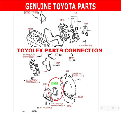 NEW OEM GENUINE TOYOTA TACOMA FRONT & REAR MAIN SEALS AND CAM SHAFT SEALS