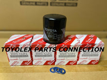 GENUINE TOYOTA LEXUS SET OF 4 OIL FILTERS W/ DRAIN PLUG GASKETS (90915-YZZN1)