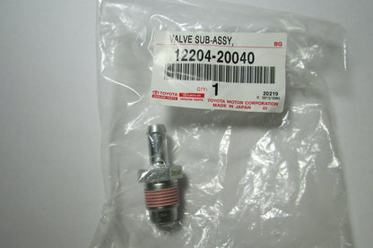 GENUINE TOYOTA 12204-20040 PCV VALVE FOR LEXUS & TOYOTA 3.0 & 3.3 V6  ENGINES*