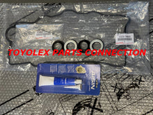GENUINE TOYOTA VALVE COVER GASKET/SPARK PLUG TUBE SEAL & SILICONE SET 2.2 L