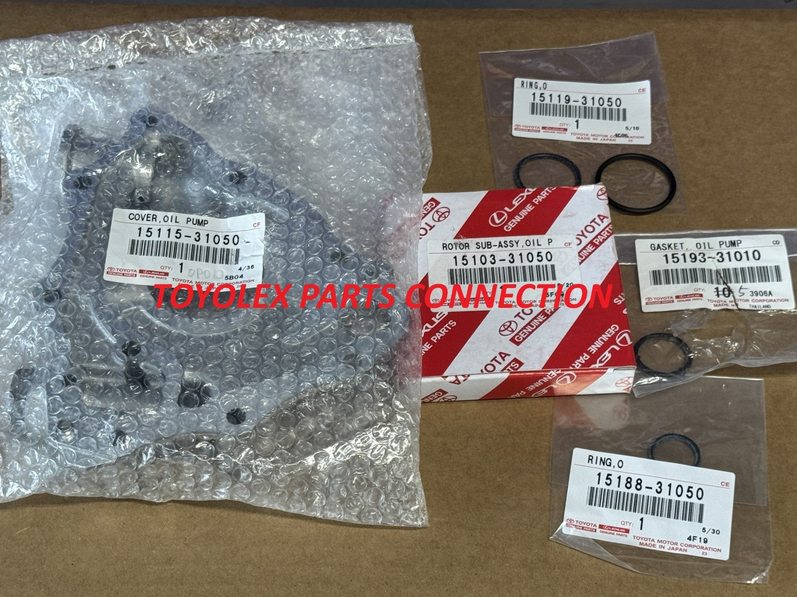 NEW TOYOTA & LEXUS OIL PUMP  15115-0P010 & ROTOR 15103-31050 FOR 4.0 V6 1GRFE