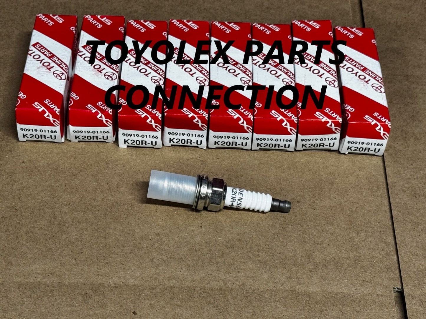 FACTORY NEW OEM TOYOTA / LEXUS 100% GENUINE SPARK PLUG SET 90919-01166 set of 8