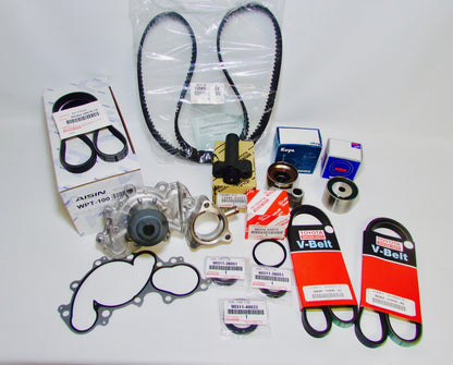 NEW GENUINE TOYOTA 3.4 V6 5VZFE WATER PUMP TIMING BELT KIT 15 PCS 4RUNNER TACOMA