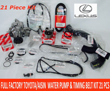 NEW LEXUS IS300 2001 FULL FACTORY ALL TOYOTA 35 PC OEM TIMING BELT KIT see list