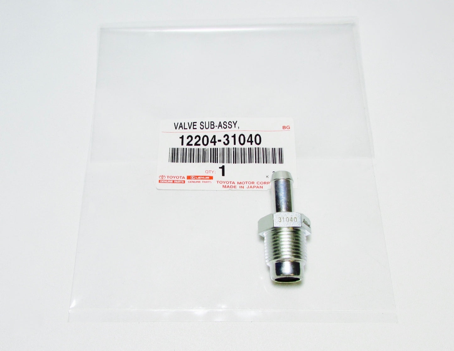 NEW GENUINE LEXUS-TOYOTA PCV VALVE GS300 IS300 IS250 GS350 RX350 12204-31040