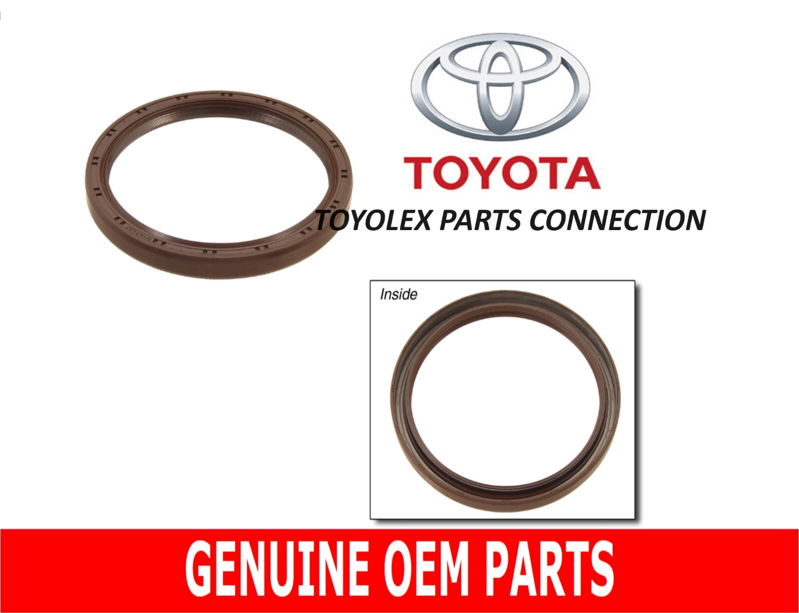 NEW OEM GENUINE TOYOTA TACOMA FRONT & REAR MAIN SEALS AND CAM SHAFT SEALS