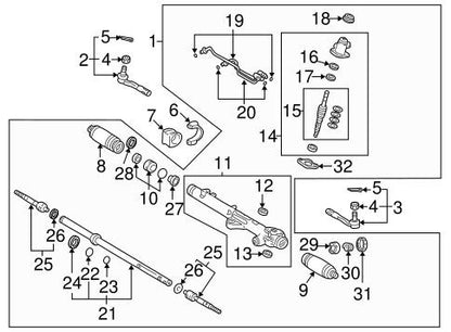 NEW SANKEI 555 OEM INNER & OUTER TIE ROD END SET QTY 4 TUNDRA & SEQUOIA